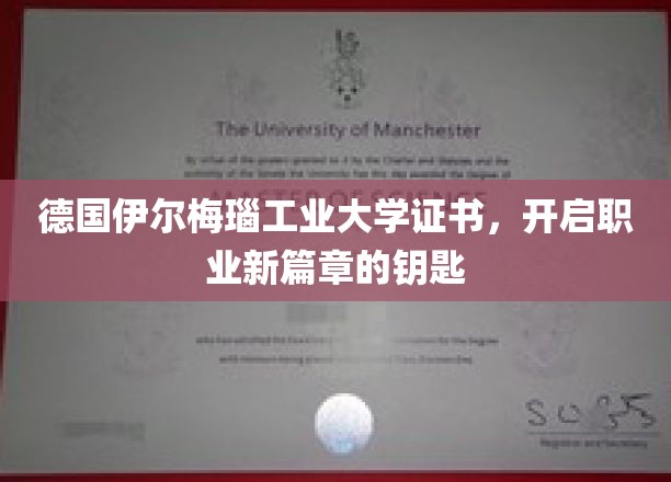 解锁未来职场，德国伊尔梅瑙工业大学证书引领新起航