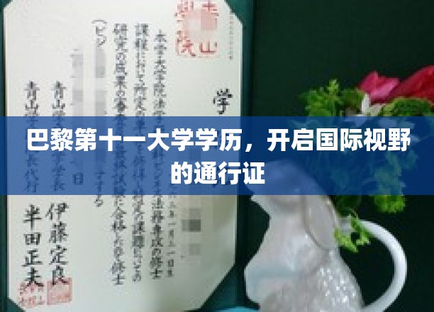 欧洲精英学府通行证，巴黎第十一大学学历助你拓展国际视野