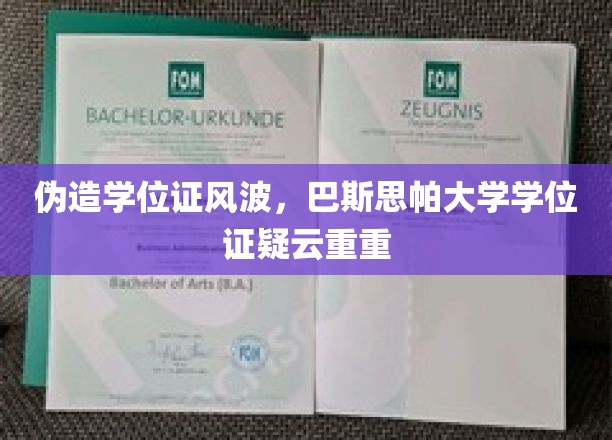伪造学位证风波：巴斯思帕大学学位证疑云重重