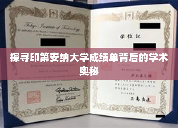 探寻印第安纳大学成绩单背后的学术奥秘