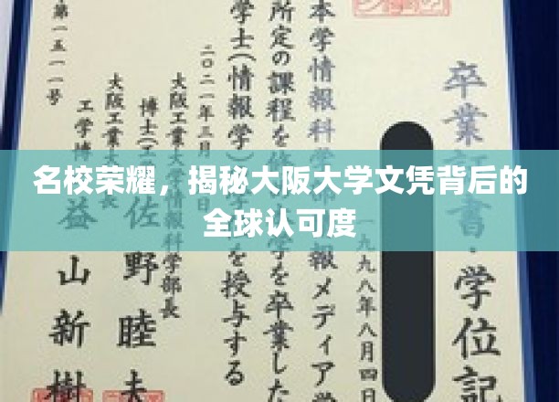名校风采，揭秘大阪大学文凭背后的全球认可度