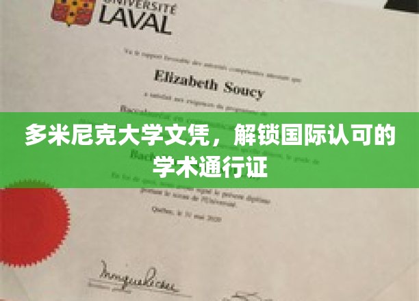 国际通行无界限，多米尼克大学文凭，开启全球学术之旅