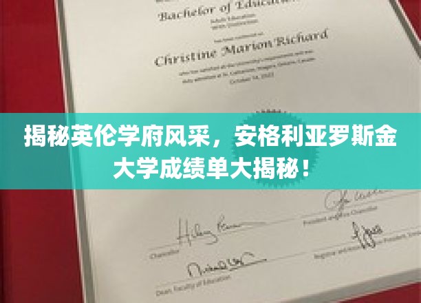 揭秘英伦学府风采，安格利亚罗斯金大学成绩单大揭秘！