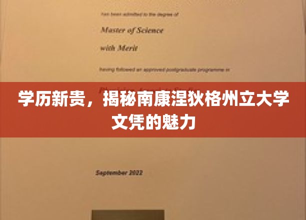 学历新贵，深度解析南康涅狄格州立大学文凭的独特魅力