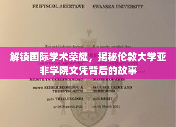 揭秘伦敦大学亚非学院，探寻国际学术成就的璀璨文凭之谜