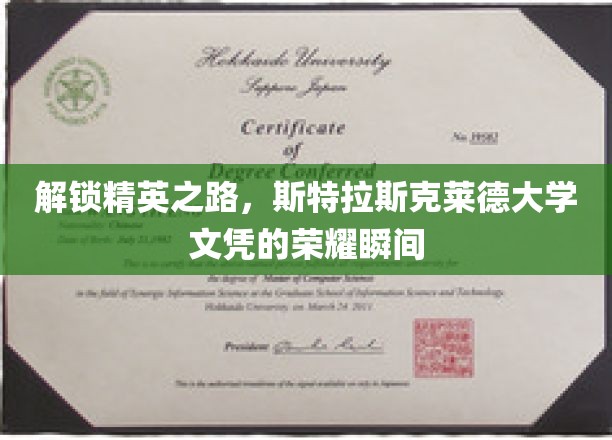 精英成就瞬间，斯特拉斯克莱德大学文凭背后的辉煌故事