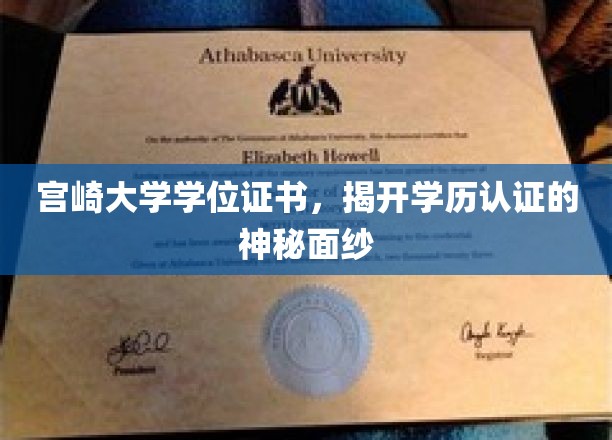 宫崎大学学位证书揭秘，学历认证背后的秘密世界