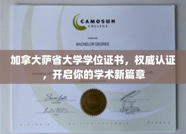 解锁学术新里程，加拿大萨省大学学位证书，权威认证助力未来辉煌