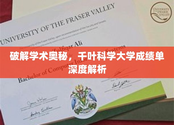 探寻千叶科学大学成绩单背后的学术密码