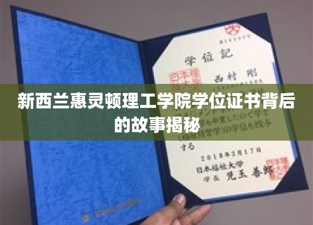 揭秘惠灵顿理工学院，那些不为人知的学位证书传奇