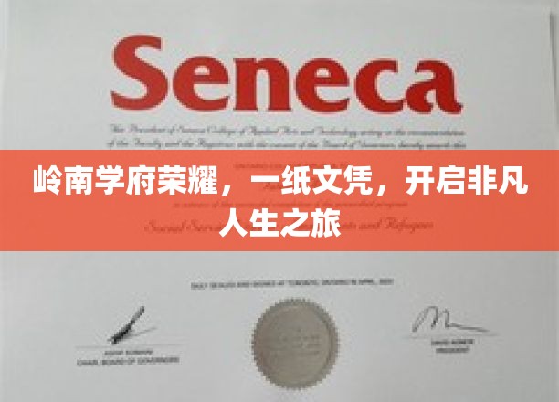 岭南名校荣耀映，文凭见证非凡梦启航
