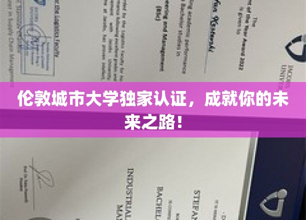 伦敦城市大学权威认证，开启璀璨职场人生新篇章！