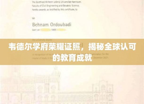 韦德尔学府，国际认可的卓越教育成就展翅翱翔