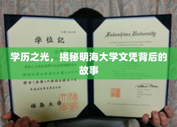 明海文凭之谜，探寻名校背后的学历传奇