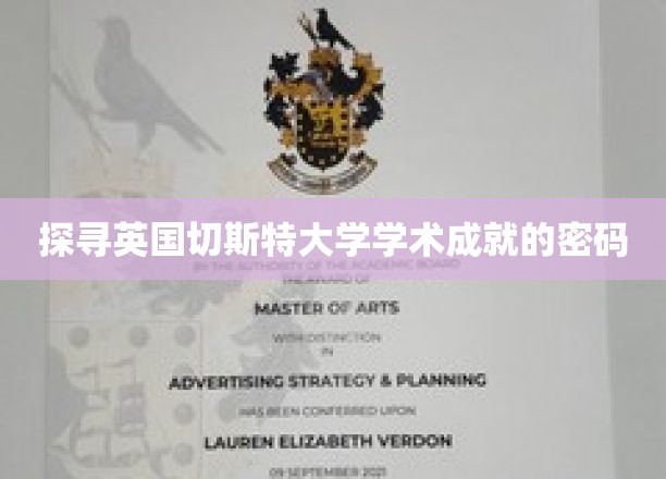 解码切斯特大学，揭秘其学术辉煌背后的秘密