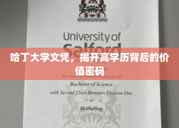 解码哈丁大学文凭，高学历背后的价值真相