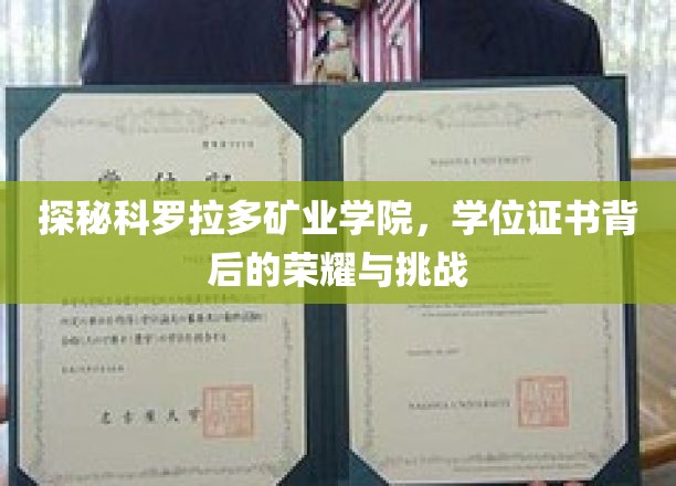 科罗拉多矿业学院学位之谜，荣耀之路的挑战与辉煌