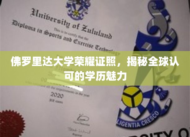 佛罗里达大学荣耀证照，揭秘全球认可的学历魅力