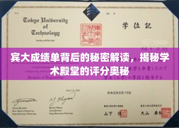 宾大成绩单深度解析：揭开学术圣地的评分之谜