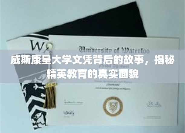 威斯康星大学文凭背后的故事，揭秘精英教育的真实面貌