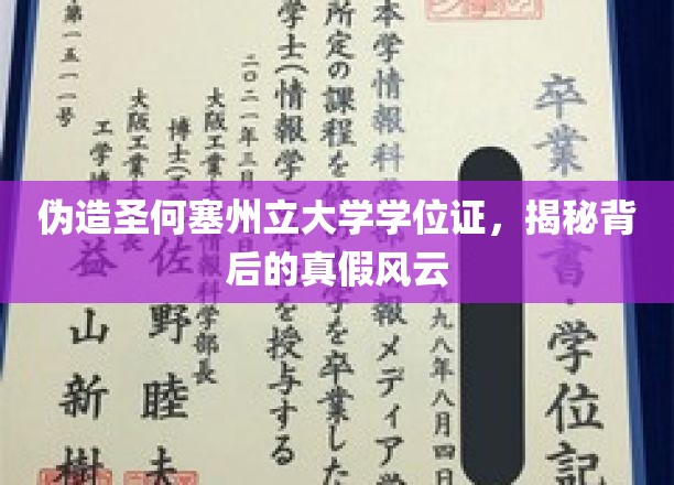伪造圣何塞州立大学学位证，揭秘背后的真假风云