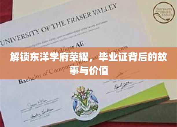 东洋学府荣耀之谜，毕业证背后的传奇与价值揭秘