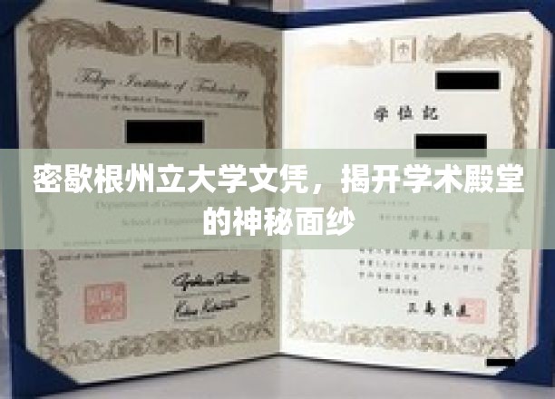 密歇根州立大学文凭，揭开学术殿堂的神秘面纱