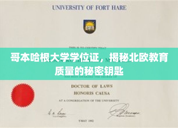 解锁北欧教育精髓，哥本哈根大学学位证背后的奥秘