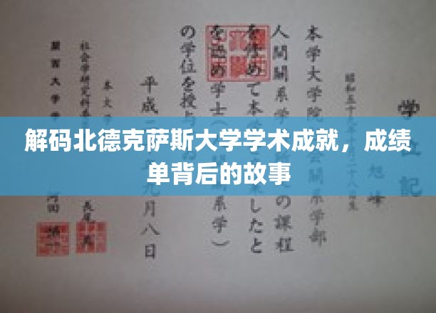 解码北德克萨斯大学学术成就，成绩单背后的故事