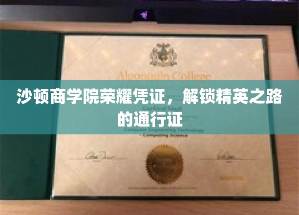 沙顿商学院荣耀凭证，解锁精英之路的通行证