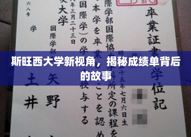 探索斯旺西大学，揭开成绩单背后的精彩篇章