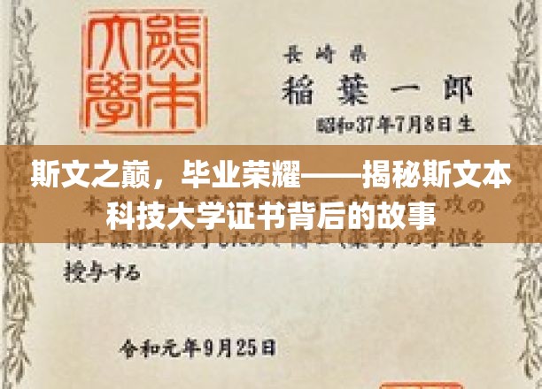 斯文荣耀见证，揭秘斯文本科技大学证书背后的不凡历程