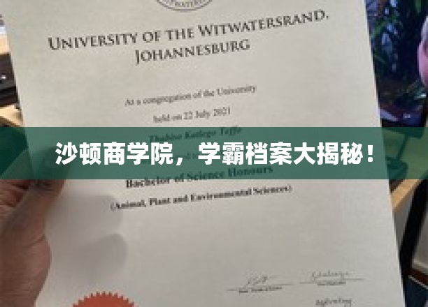 沙顿商学院学霸养成记，揭秘学霸背后的秘密力量