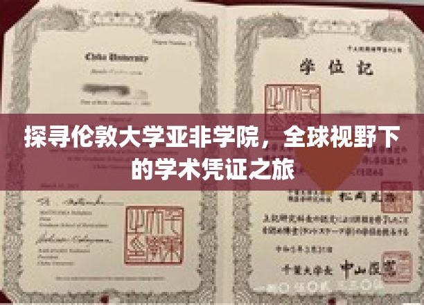 探寻伦敦大学亚非学院，全球视野下的学术凭证之旅