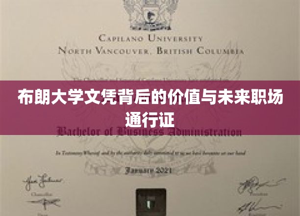 布朗大学文凭，开启职场未来的高端通行证