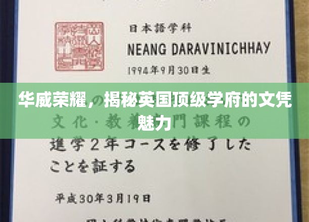 华威荣耀，揭秘英国顶级学府的文凭魅力