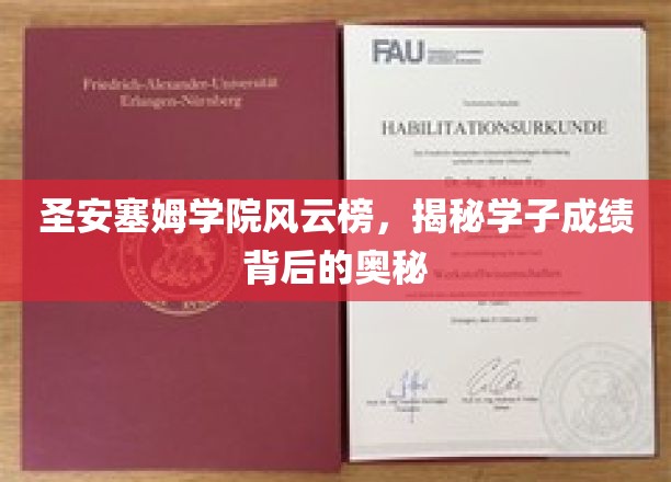 圣安塞姆学院学霸秘籍，揭秘成绩背后的惊人真相