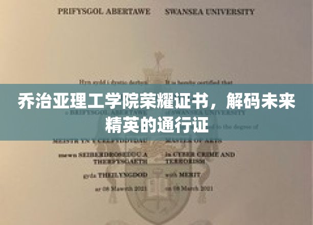 乔治亚理工荣耀证书，开启未来精英之路的神秘钥匙