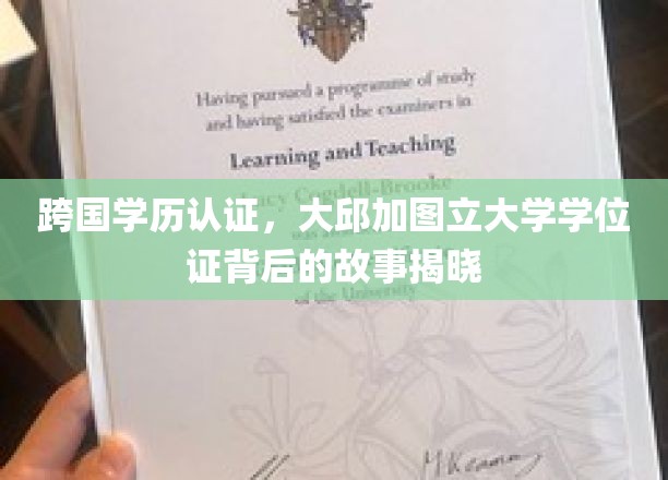 揭秘全球通行证，大邱加图立大学学位认证背后的传奇之路