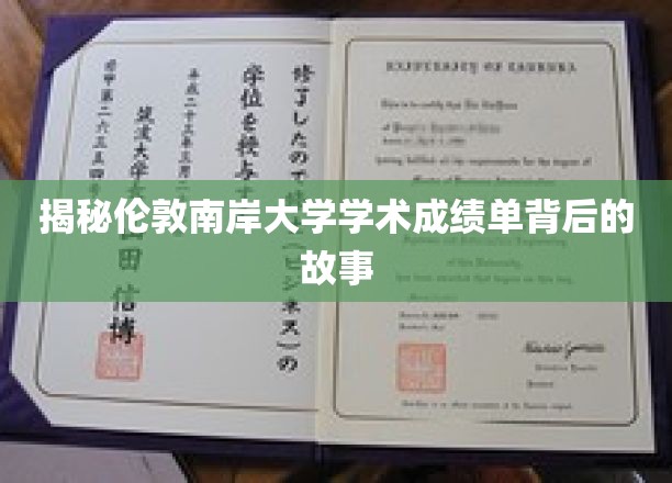 揭开伦敦南岸大学成绩单的神秘面纱
