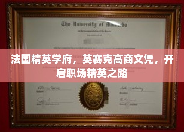 法国精英学府，英赛克高商文凭，开启职场精英之路