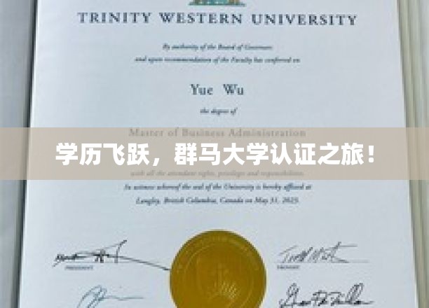 学历飞跃，群马大学认证之旅！