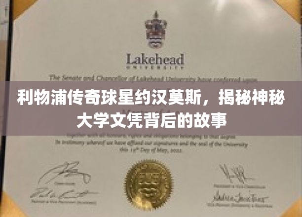 约汉莫斯大学文凭之谜，传奇利物浦球星背后的学术传奇