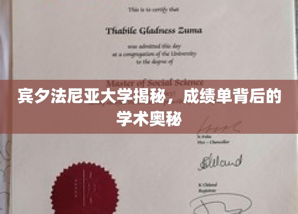 宾大揭秘，成绩单背后的学术秘密大曝光