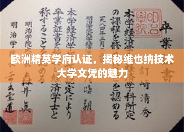 欧洲顶尖学府认可，维也纳技术大学文凭的全球吸引力解析
