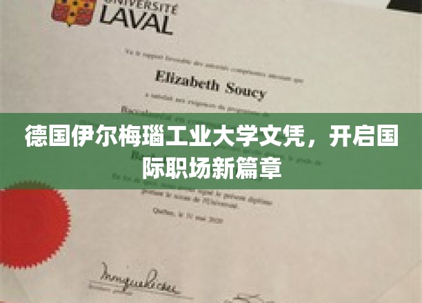 跨国职场通行证，德国伊尔梅瑙工业大学文凭引领全球就业新潮流