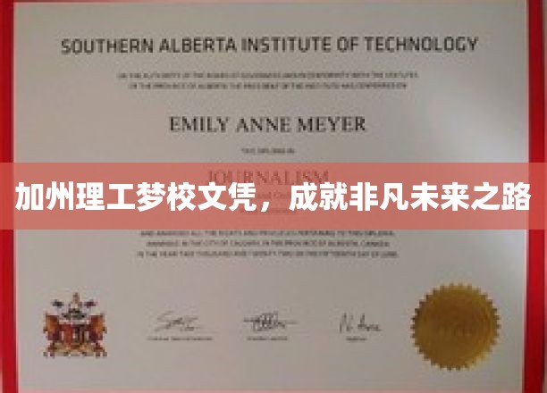 解锁未来精英之路，加州理工文凭，成就非凡人生篇章