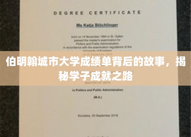伯明翰大学成绩单背后，揭秘学子的辉煌奋斗足迹