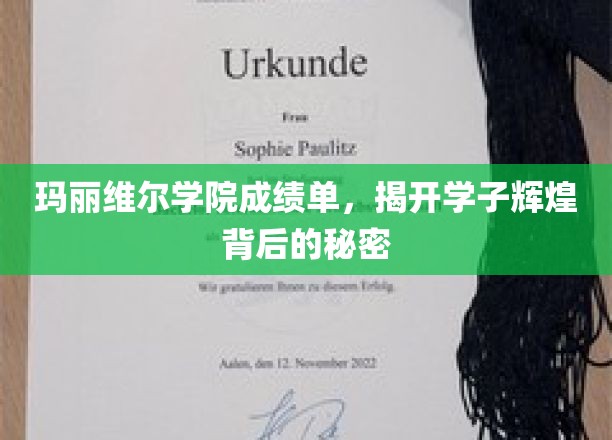 玛丽维尔学院成绩单，揭开学子辉煌背后的秘密