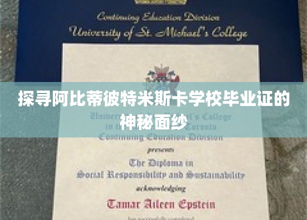 揭开阿比蒂彼特米斯卡毕业证背后的传奇之谜